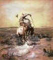Un Slick Rider Art occidental américain Charles Marion Russell